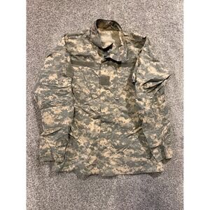 Army Combat Uniform Coat Digital Camo Military Tactical Jacket Medium Long